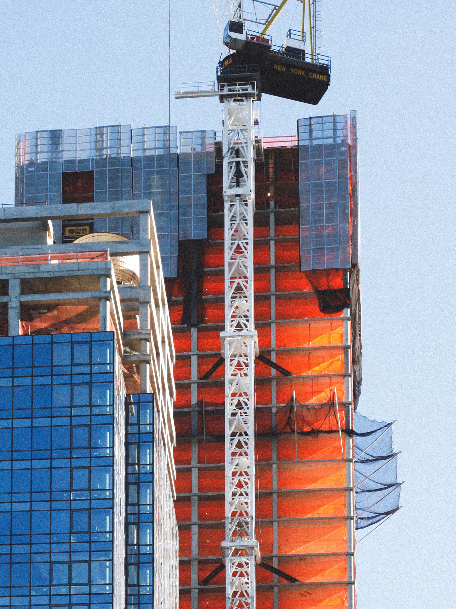 Skyscraper under construction