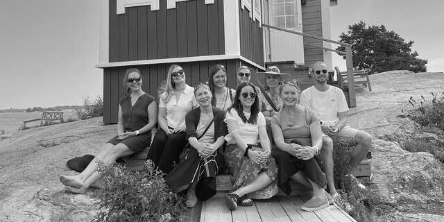 Image of people looking at the camera