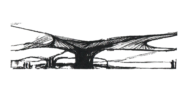 Luonnos rakennuksesta