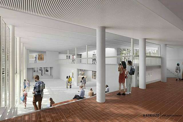 Havainnekuva sisätilasta