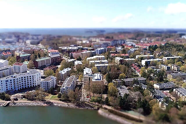 Ilmakuva Helsingistä.