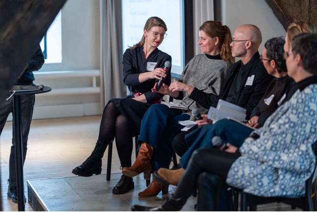 People sitting in audience