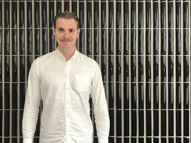 A man looking at the camera