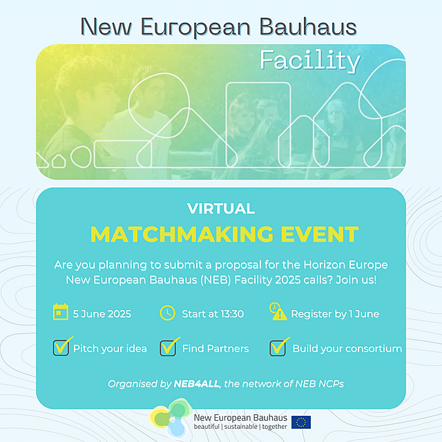 New European Bauhaus Facility Virtual matchmaking event 2025