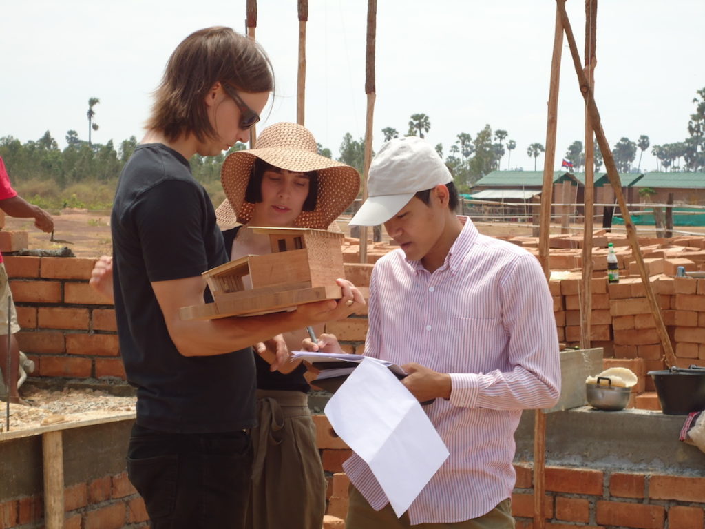Design on site. Sra Pou Vocational School in Cambodia (Architects Rudanko + Kankkunen, 2010–2012). Photo: Anssi Kankkunen.
