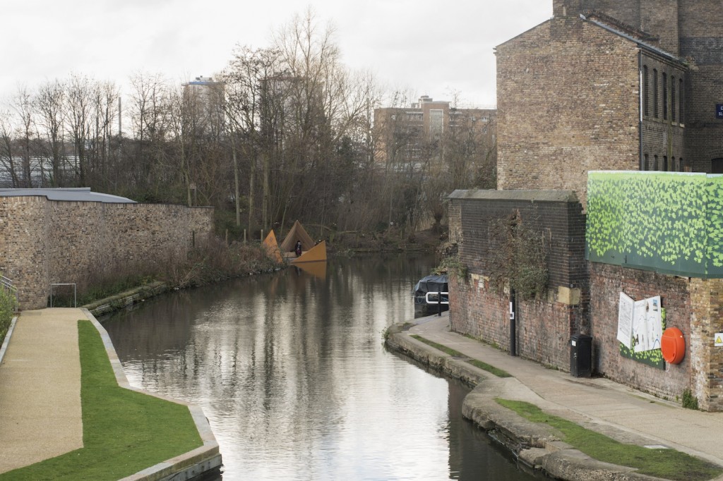 The Viewpoint pavilion from the Granary Square bridge. Photo: Max Creasy.