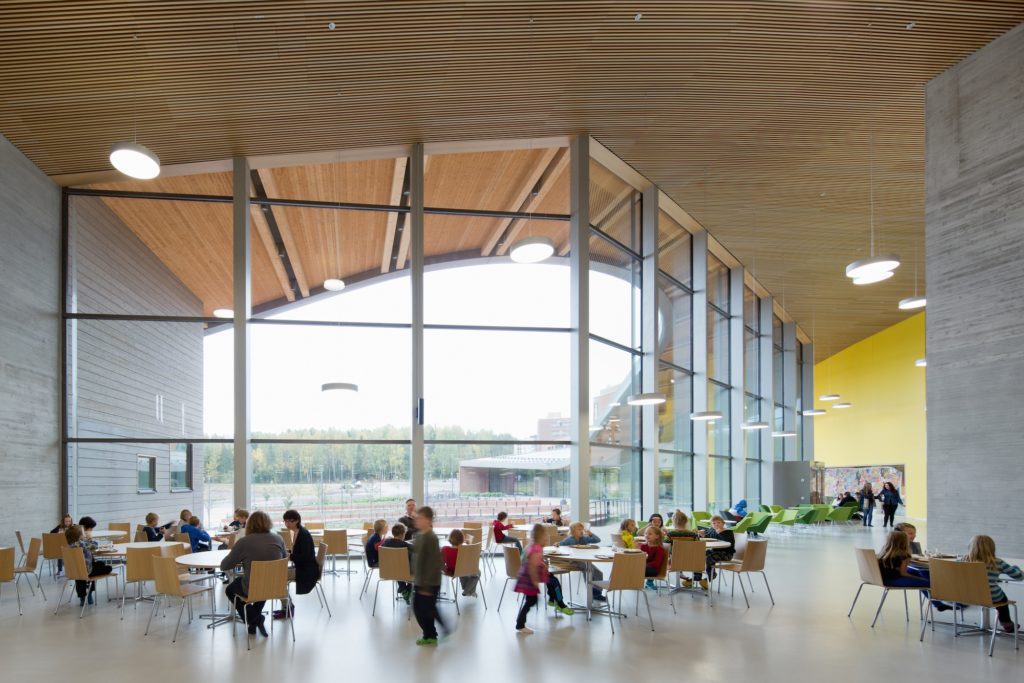 Verstas Architects. Saunalahti School, Espoo. Photo: Andreas Meichsner.
