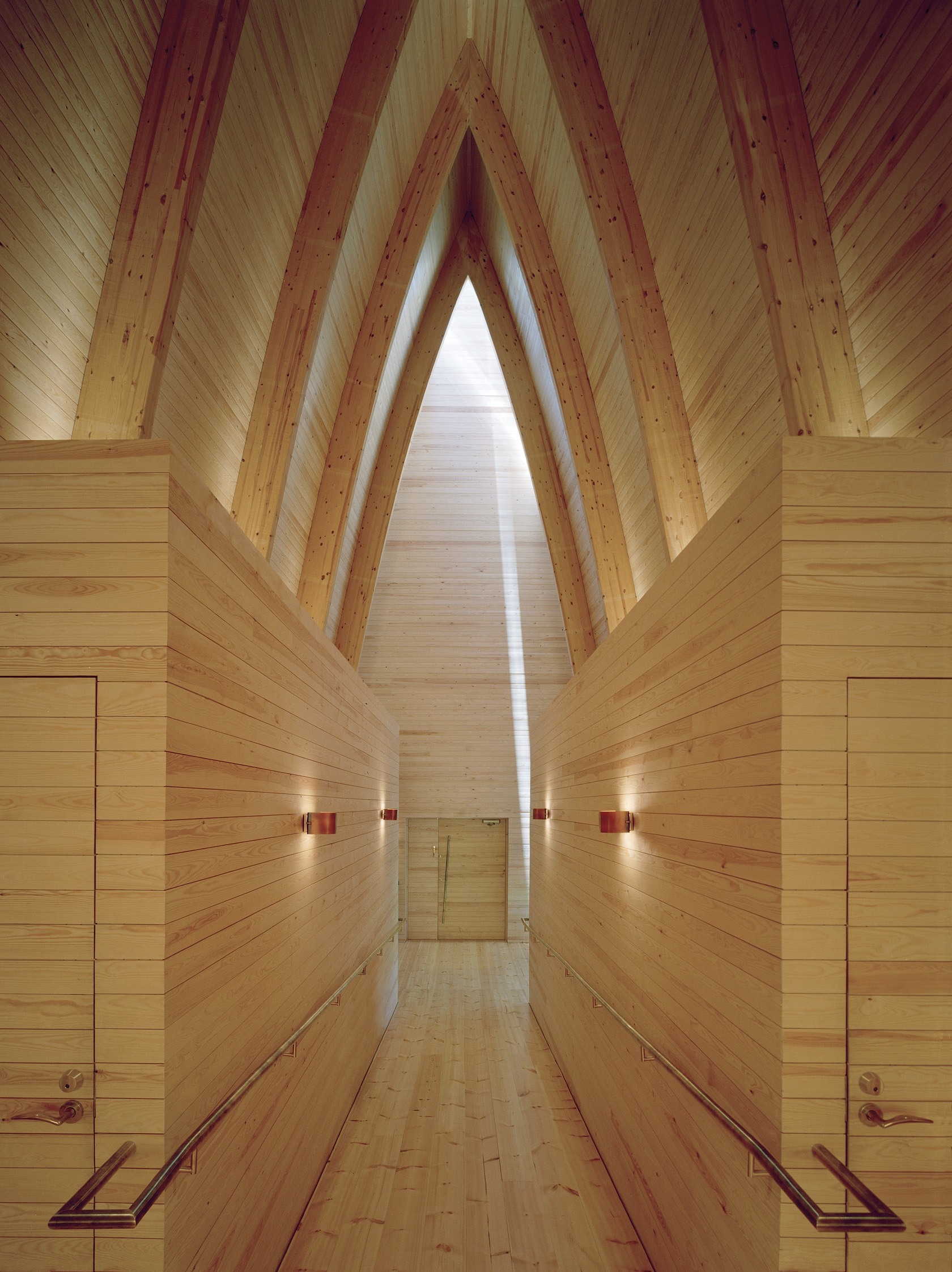 Sanaksenaho Architects: St. Henry's Ecumenical Art Chapel in Turku, Finland (2005). Photo by Jussi Tiainen.