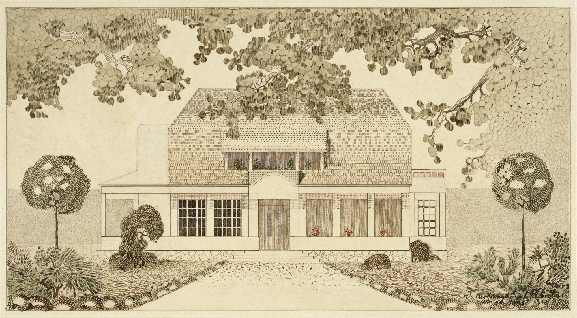 Valter Jung, Emil Fabritius: Villa Aino Ackté 1905 © Arkkitehtuurimuseo.