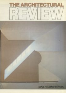 Cover of The Architectural Review, March 1990.