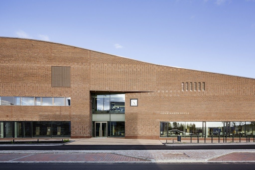 Saunalahti school in Espoo, Finland Photo by Andreas Meichsner for Verstas architects