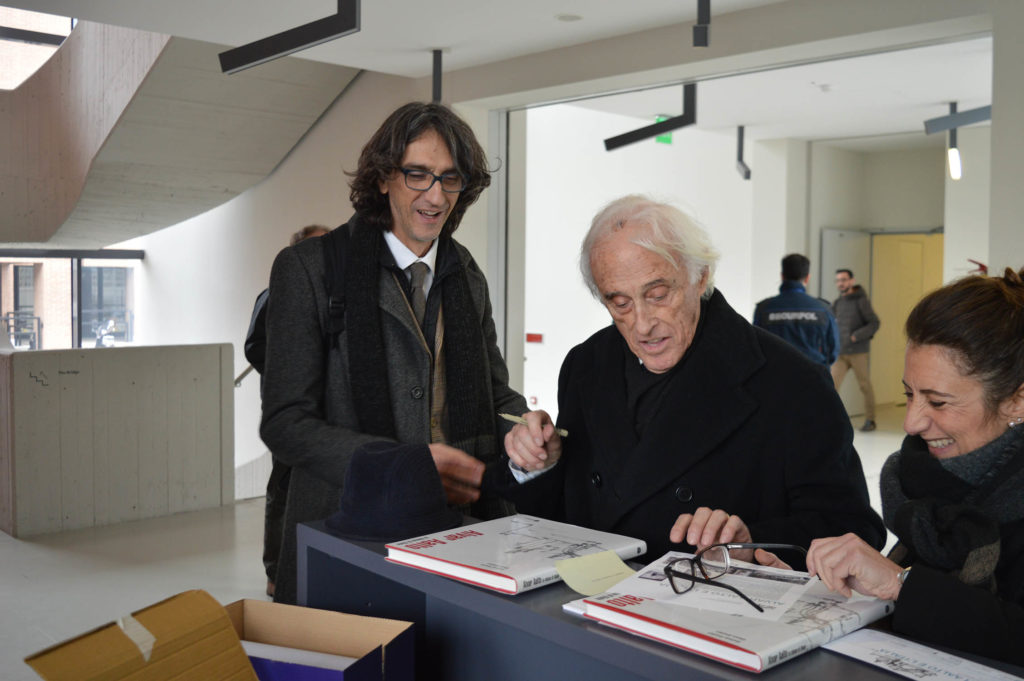 Michele Ugolini, Glauco Gresleri and Stefania Varvaro. Photo: Isa Andrenius.