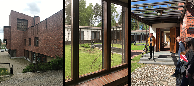 Säynätsalo Town Hall in June, 2017. photos: Miina Jutila / Archinfo; Nina Heikkonen / Alvar Aalto Academy